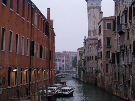 イタリア ベネチア 運河 イタリア ベネチア 運河 の写真