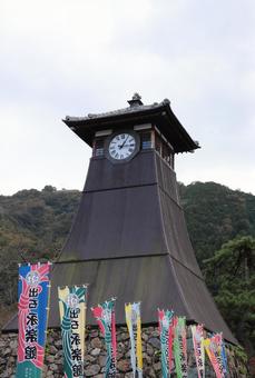 辰鼓楼 辰鼓楼,しんころう,日本最古の時計台の写真素材