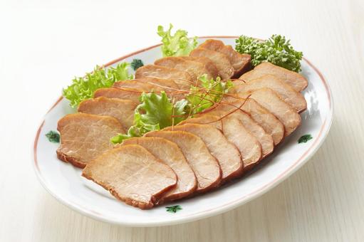 焼豚 焼豚 焼豚,チャーシュー,叉焼の写真素材