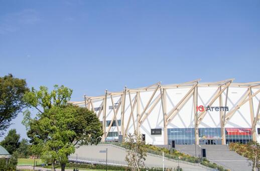 IGアリーナ 愛知国際アリーナ 愛知国際アリーナ,igアリーナ,スタジアムの写真素材