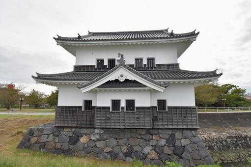 桑名城 桑名城 城,桑名,桑名城の写真素材