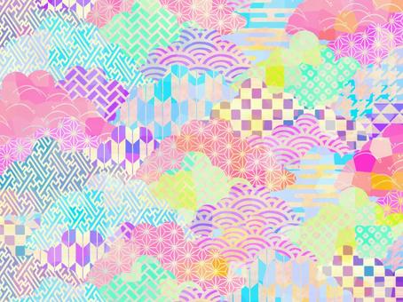 Pattern cloud (pastel) Pattern cloud (pastel)