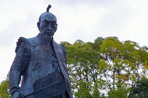 豊國神社の豊臣秀吉像 #2 豊國神社,豊臣秀吉,豊国神社の写真素材