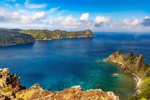 小笠原諸島・父島 長崎展望台から望む絶景 小笠原諸島・父島 長崎展望台から望む絶景 の写真