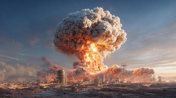 圧倒的なスケールで描かれた核兵器の破壊力 圧倒的なスケールで描かれた核兵器の破壊力の写真