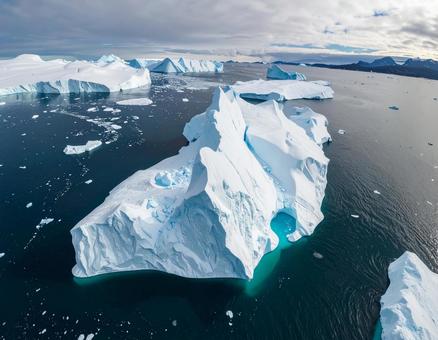 氷山の写真
