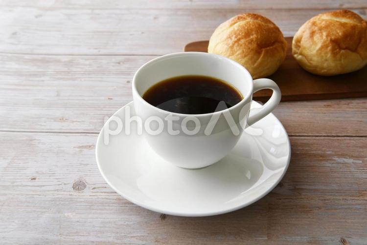 コーヒー　パン　イメージ コーヒー,珈琲,パンの写真素材