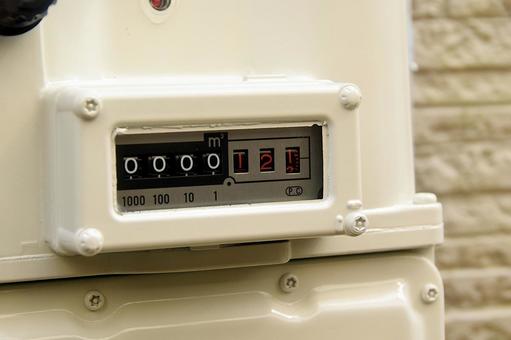 新しくなったガスメーター ガスメーター,ガス,使用量の写真素材