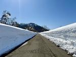 雪の壁 大雪,冬,積雪の写真素材