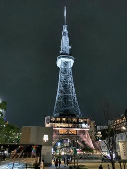 ミライタワー_2020_2 中部電力miraitower,名古屋テレビ塔,栄の写真素材