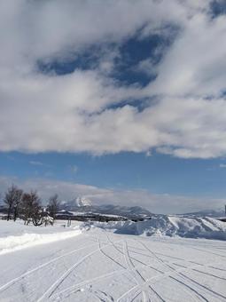 北海道ニセコの冬 北海道ニセコの冬 ニセコ,北海道,雪の写真素材