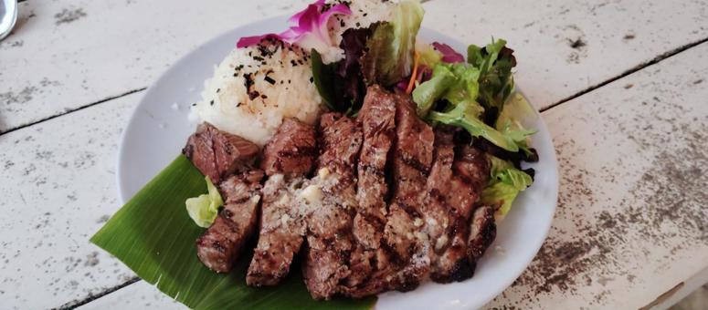ハワイ ステーキ ハワイ ステーキ ステーキ,ハワイ,食べ物の写真素材