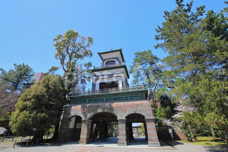 金沢市の尾山神社 金沢,金沢市,神社の写真素材