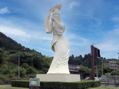 道の駅厳木の佐用姫像 道の駅厳木の佐用姫像の写真