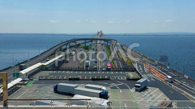 アクアライン　海ほたる 海ほたる,アクアライン,海の写真素材