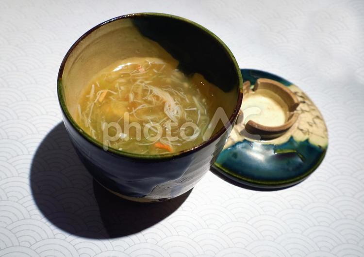 カニのあんかけ茶碗蒸し 茶碗蒸し,カニ,カニ身の写真素材
