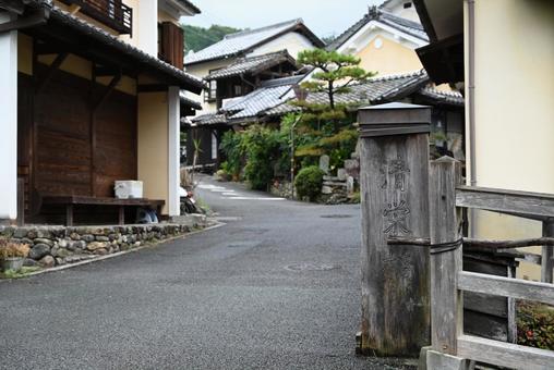 愛媛 内子の街並み 愛媛 内子の街並みの写真