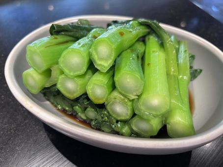 ガイランのオイスターソースがけ ガイランのオイスターソースがけ 野菜,茹でる,鉄分の写真素材