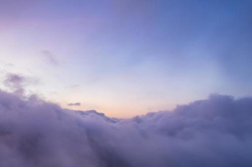 雲と空の境界 雲と空の境界の写真
