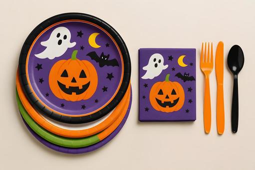 ハロウィン紙皿セット ハロウィン紙皿セットの写真