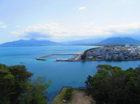 唐津城からみた景色 唐津城からみた景色 海,町,街の写真素材