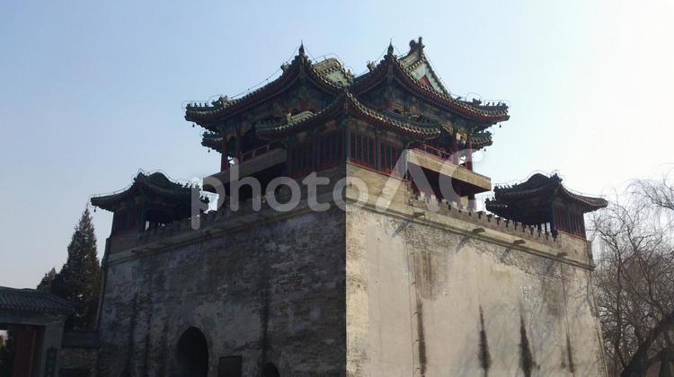 中国北京頤和園 中国,北京,庭の写真素材