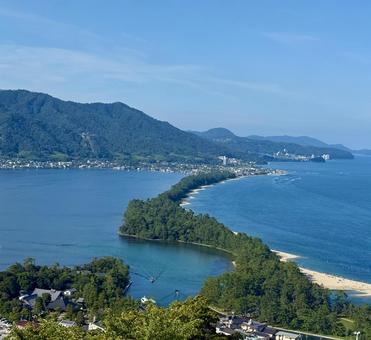 天橋立 天橋立 天橋立,股のぞき,絶景の写真素材