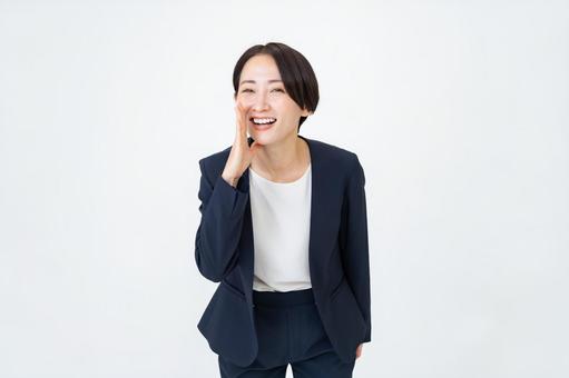 呼ぶビジネスウーマン ビジネス,オフィス,呼びかけの写真素材