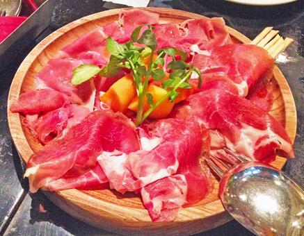 生ハム 生ハム,パルマハム,パルマの写真素材