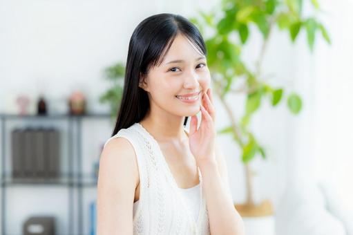 若い女性の美容イメージ 若い女性の美容イメージ 美容,ビューティー,女性の写真素材