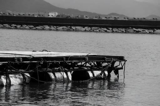 Photo, sea, ferry, a pier, 