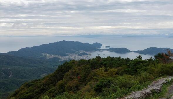 【小豆島】四方指展望台 四方指展望台,小豆島,香川の写真素材