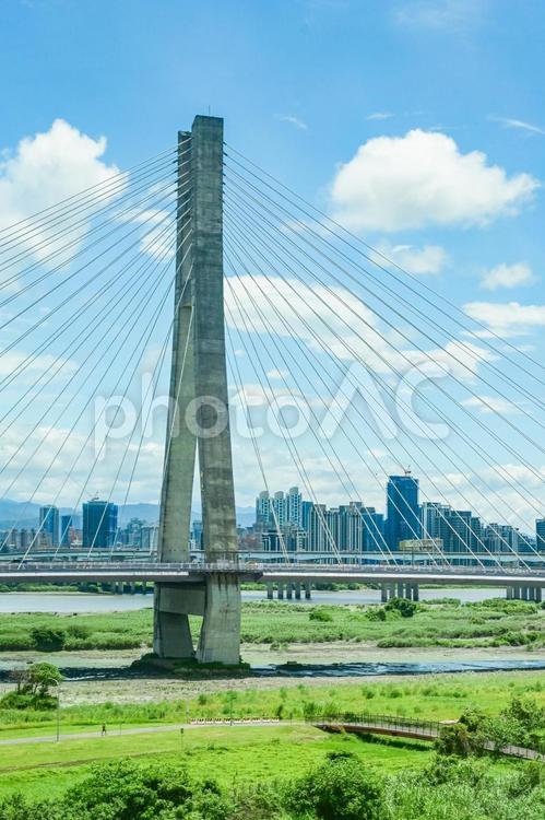 台湾・台北郊外の街並み 台湾,台北,風景の写真素材