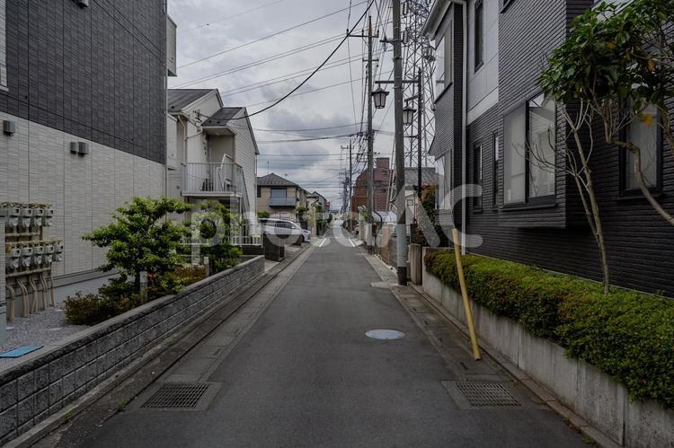 指扇周辺の住宅地 住宅,家,建物の写真素材