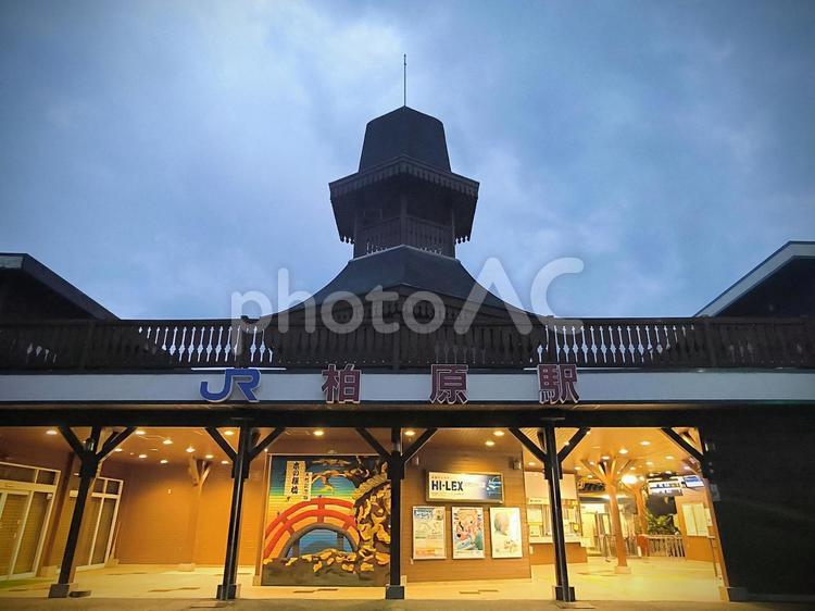 JR福知山線、柏原駅、駅舎 jr,jr西日本,福知山線の写真素材