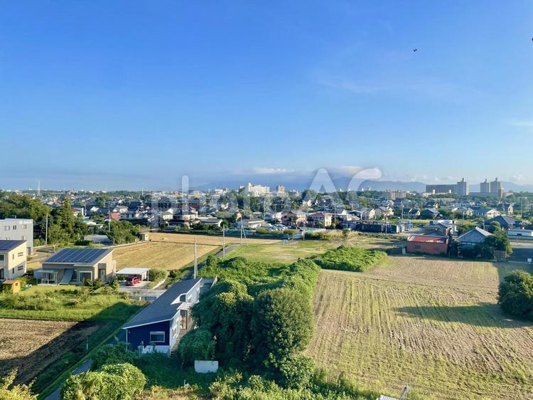 つくば市郊外の朝 つくば市,郊外,田園風景の写真素材