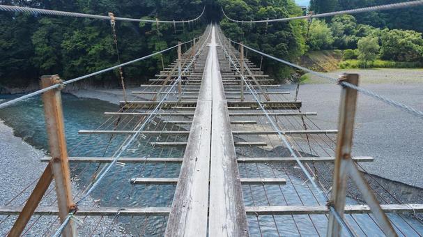 塩郷の吊橋 塩郷の吊橋の写真