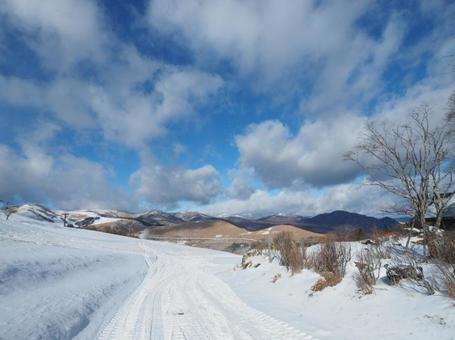 雪景色 雪景色の写真