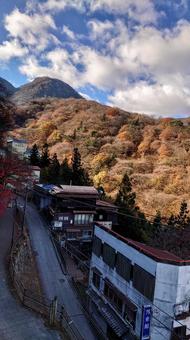 伊香保神社からの眺め 伊香保神社からの眺め 伊香保神社,神社,山の写真素材