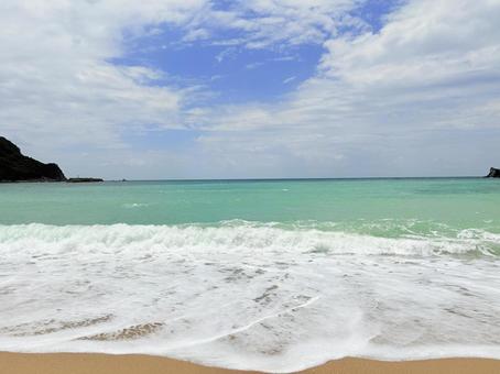 天草の海 海,天草,砂浜の写真素材