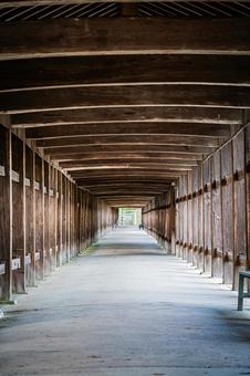 岡山　吉備津神社の風景 吉備津神社,神社,岡山の写真素材