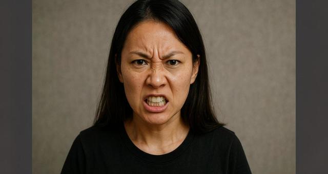 怒っている女性 怒っている女性 怒り,怒っている女性,日本人の写真素材
