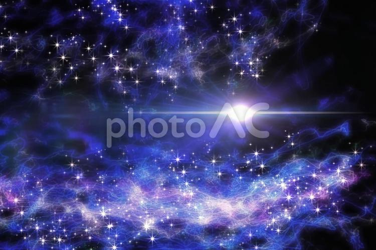 宇宙イメージ素材/キラキラ羽衣銀河 宇宙,銀河,星雲の写真素材
