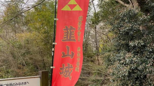韮山城の幟 韮山城の幟の写真