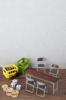 アルコール依存症　カウンセリング アルコール依存症,ミニチュア,ギャンブル依存症の写真素材