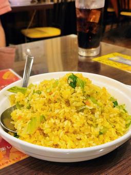 Photo, lettuce fried rice, lettuce, fried rice, 