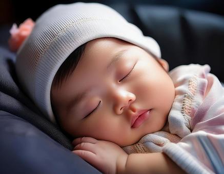 寝ている赤ちゃん 寝ている赤ちゃんの写真