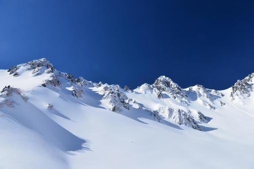雪山登山 雪山,雪,登山の写真素材
