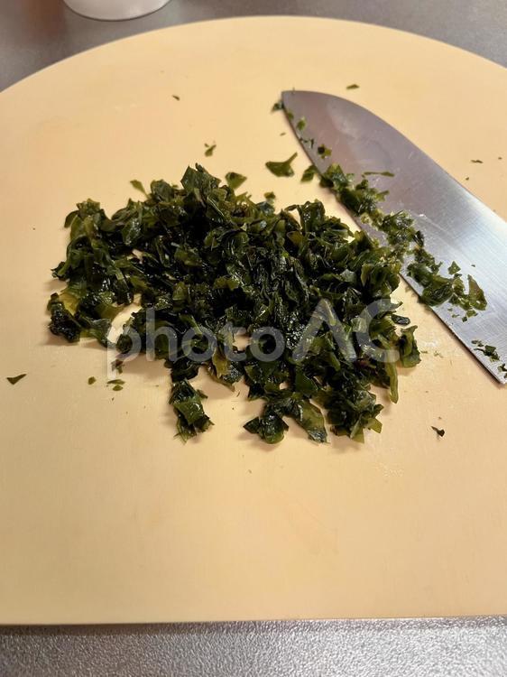 刻みわかめ 食事,ご飯,夜ごはんの写真素材