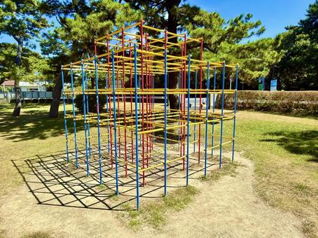 ジャングルジム ジャングルジム 公園,広場,乗り物の写真素材